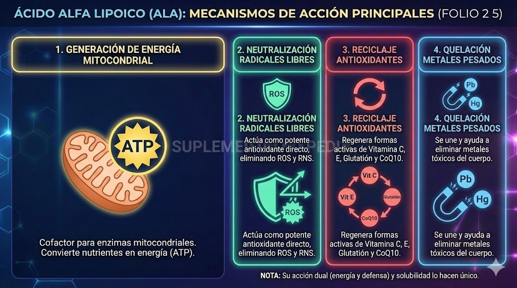 Ácido Alfalipoico (ALA) Extendido Ácido Alfalipoico (ALA) Extendido