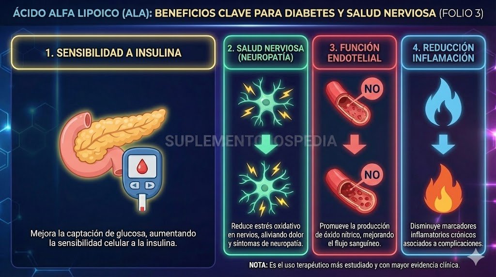 Ácido Alfalipoico (ALA) Extendido Ácido Alfalipoico (ALA) Extendido
