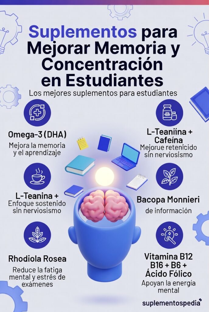 Suplementos para Mejorar la Memoria y la Concentración
