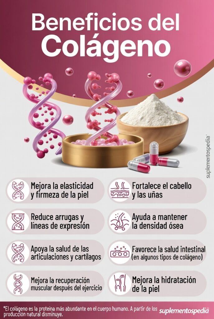 Colágeno Hidrolizado: Beneficios Reales, Tipos y Dosis Correcta Colágeno Hidrolizado: Beneficios Reales, Tipos y Dosis Correcta