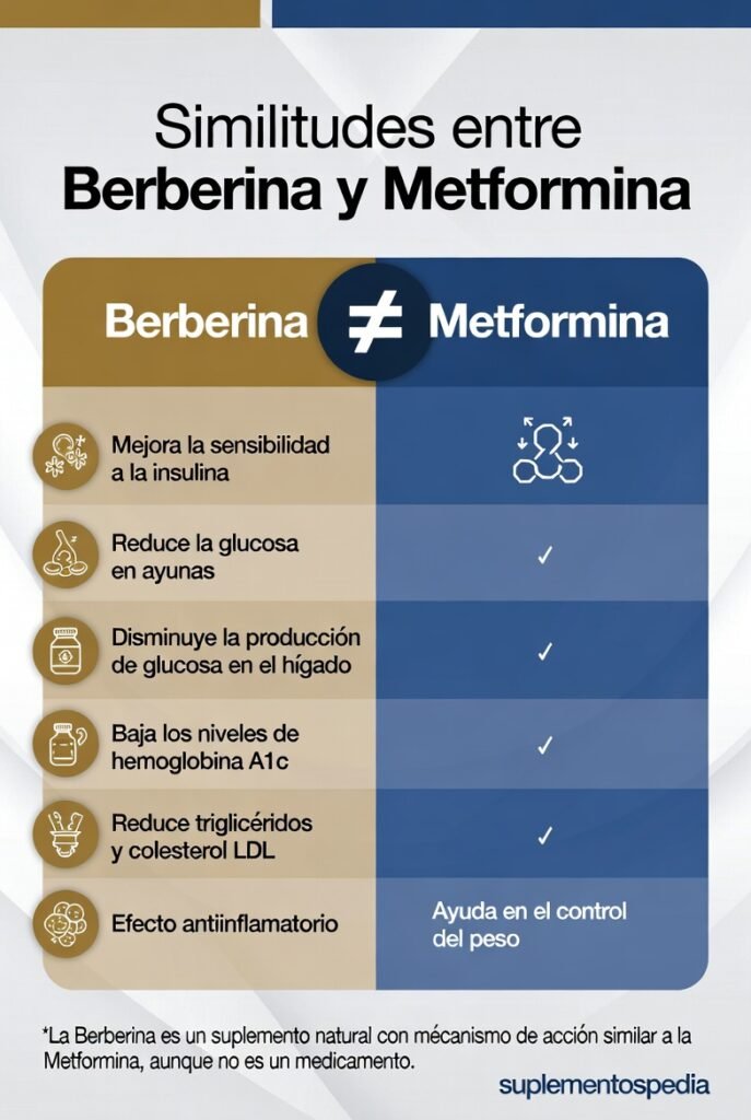 Para qué sirve la Berberina: El Suplemento que la Ciencia Compara con la Metformina