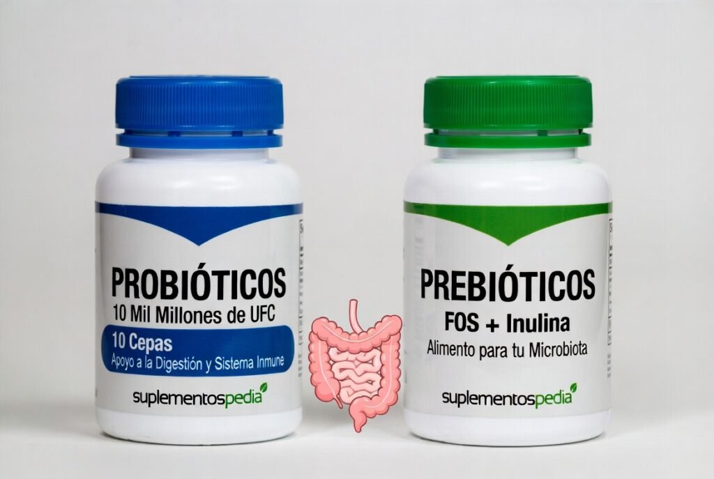 Probióticos vs Prebióticos: Diferencias, Beneficios y Cuándo Usarlos Probióticos vs Prebióticos: Diferencias, Beneficios y Cuándo Usarlos