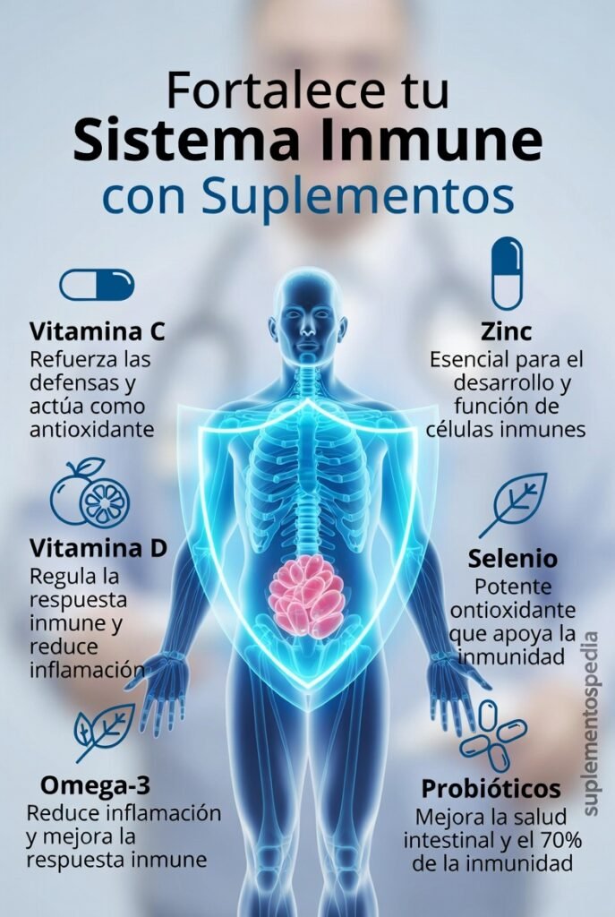 Suplementos para el Sistema Inmune: Cuáles Tienen Evidencia Real